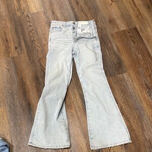 American Eagle Outfitters Light Blue Flare Jeans